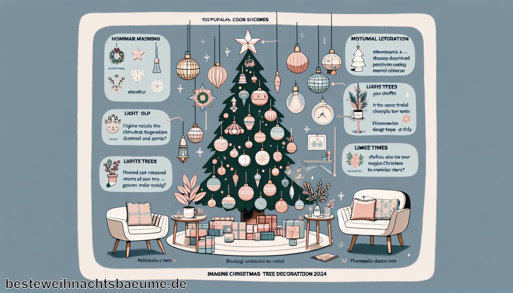 Weihnachtsbaum-Deko-Trends 2024: Farben, Stilrichtungen und Ideen für den perfekten Baum